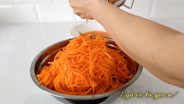 Острая морковь по-корейски! Рецепт от настоящего корейца! смотреть онлайн