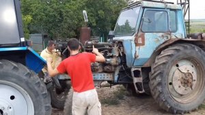 Мужики сделали танк из трактора!  ? | Восстановление | Реставрация старого МТЗ/MTZ | МТЗ 80