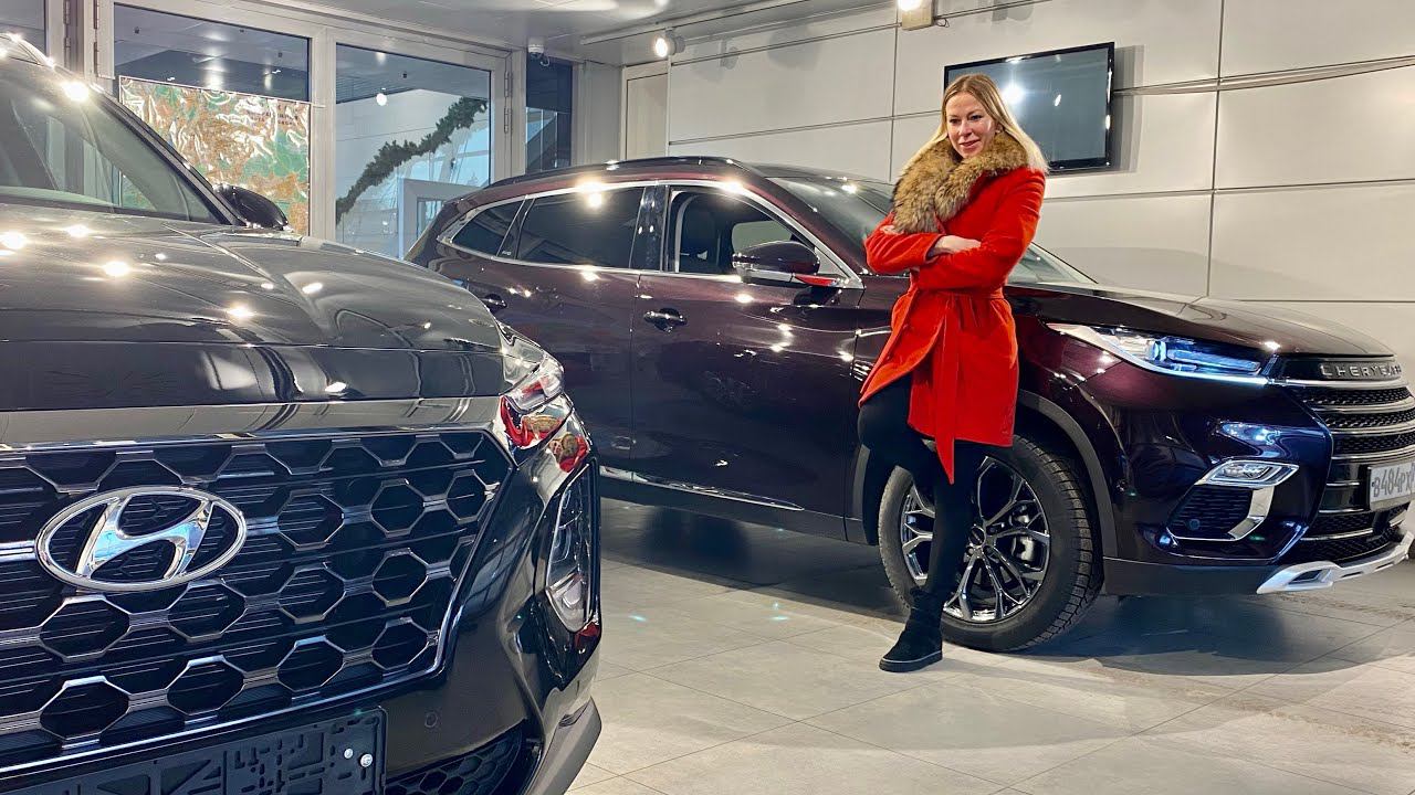 ЛУЧШИЙ КРОССОВЕР за 2,5 миллиона  Кореец или китаец?   Hyundai Santa Fe Vs CHERYEXEED