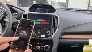 FORESTER 2020 - Bluetooth phone pairing