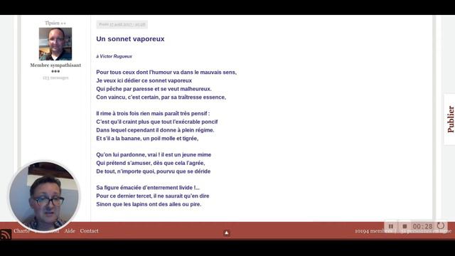 Un sonnet vaporeux - Salon Principal - Toute La Poésie смотреть онлайн