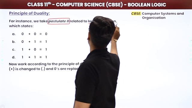 Principle of Duality - Boolean Logic | Class 11 Computer Science смотреть онлайн