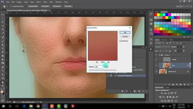 Professional Skin Retouch / download Action file / Photoshop Tutorial смотреть онлайн