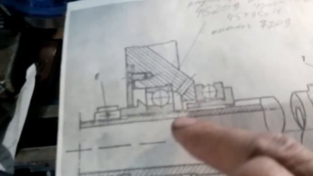 Замена подшипников шпинделя станка 1Е61М