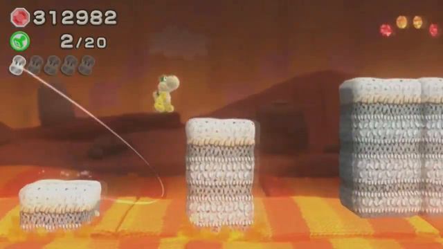 Let's Play Yoshi's Woolly World # 34 Mist mit Lava смотреть онлайн