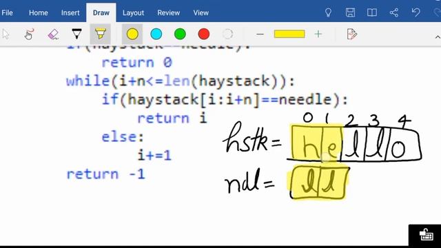 Implement strStr | Leetcode Python Solution | Python смотреть онлайн