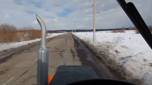 Еду на Т 40 по трассе. смотреть онлайн