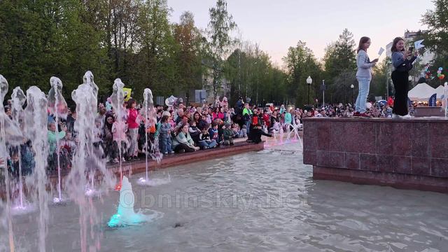 Открытие фонтанов в Обнинске