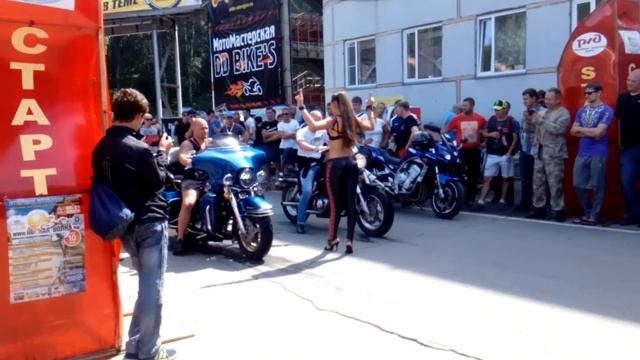 Байкфест Обская волна медленная езда на мотоцикле 2016 смотреть онлайн