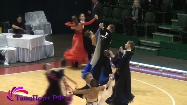 Одиноков Артем - Биктагирова Дарья, 1-4 финала, Медленный вальс смотреть онлайн