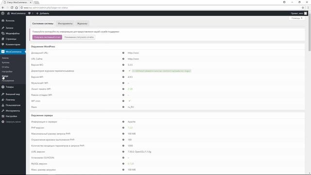 02 Знакомство с разделом меню WooCommerce смотреть онлайн