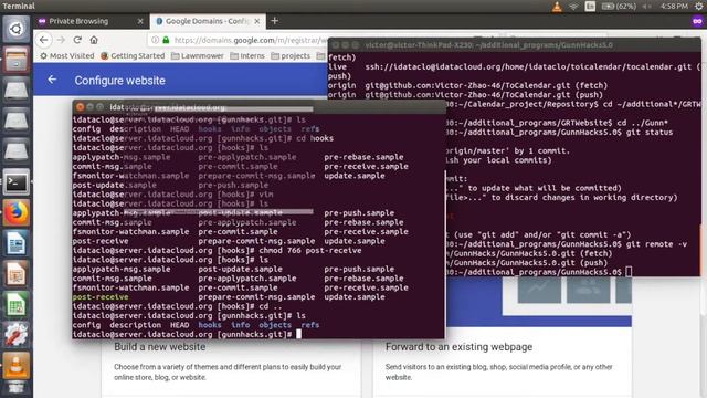 Maintaining a live website with git смотреть онлайн