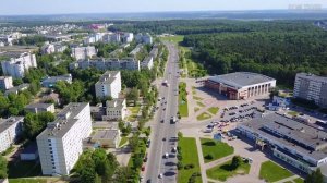 Город Могилёв с высоты птичьего полёта Беларусь Видео клип про Могилёв / Mogilev Belarus aerial vie