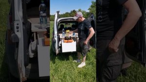 Автодом КЕМПЕР ЛАРГУСБОКС, кухня в Ларгус, спальное место в Ларгус, завтрак на природе, путешествие