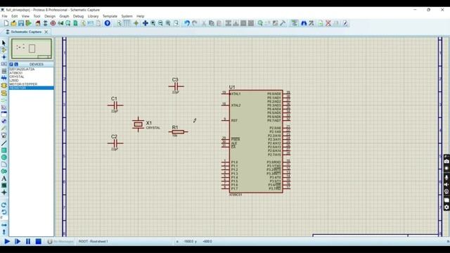 Interfacing Stepper motor with 8051 using Keil and Proteus. смотреть онлайн