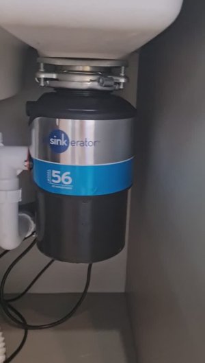 Измельчитель пищевых отходов In Sink Erator 56, заклинило кулачки