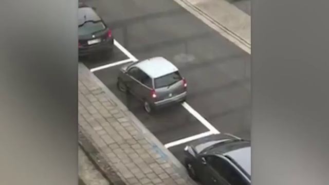 Мучительная парковка бельгийки на маленькой машине появилась на видео смотреть онлайн