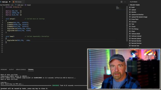 01-Learn Arduino Tutorial Project - Beginner DIY First Steps with an RGB LED - Tiki Fire Umbrella смотреть онлайн
