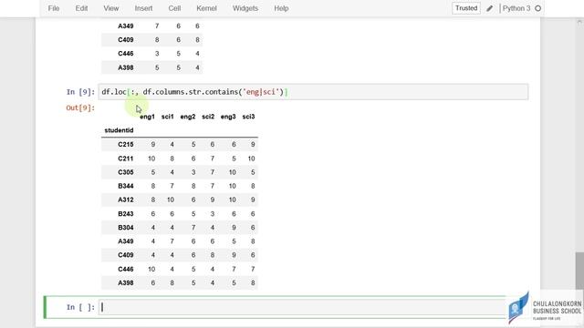 สอน Python สำหรับ Data science: การใช้ loc ร่วมกับ regex เพื่อเลือกชื่อคอลัมน์ смотреть онлайн