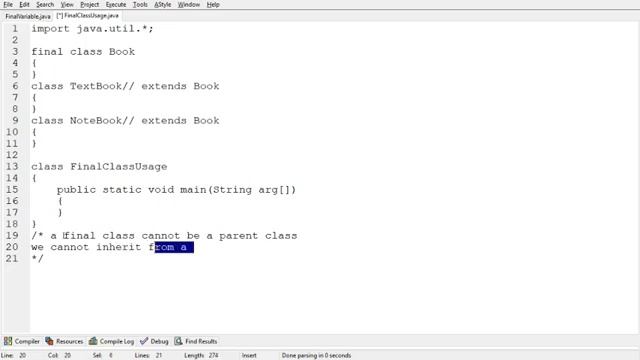 understanding final methods, final classes and final variables смотреть онлайн