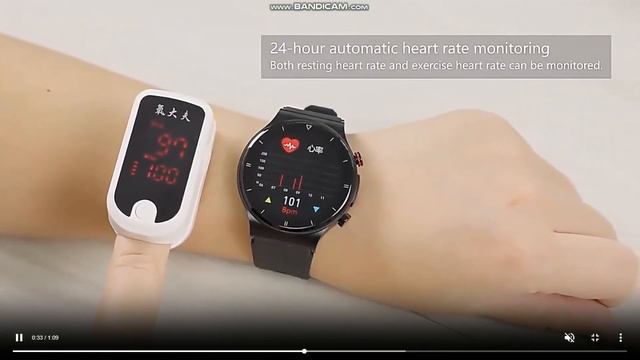 Смарт-часы для здоровья, пульсометр, кровяное давление, глюкометр смотреть онлайн