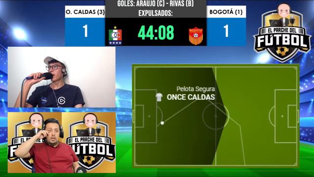 Once Caldas 4 vs Bogotá 1 - Fase 1 vuelta - Copa Colombia 2024 смотреть онлайн