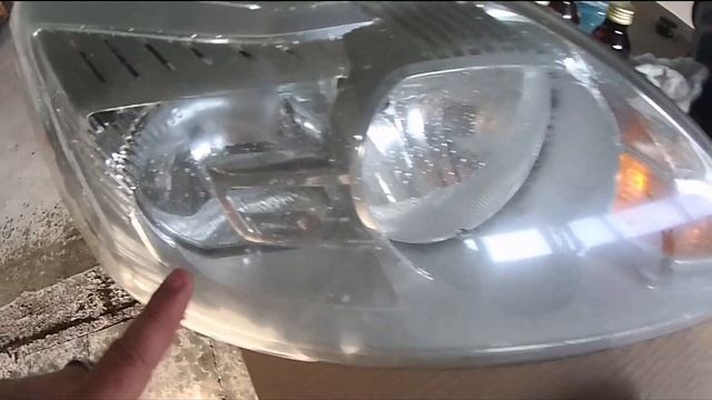 Моем фары изнутри за 300 рублей! Дёшево помыть фары! смотреть онлайн