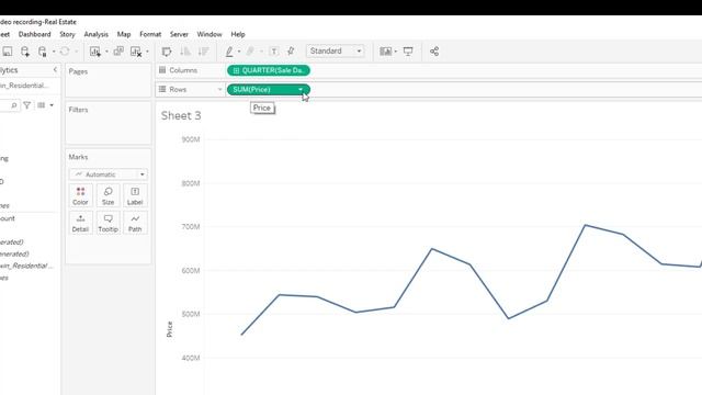 Tableau Terminology-Aggregations SUM, AVG, MEDIAN смотреть онлайн
