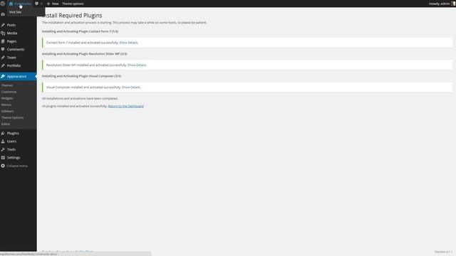 Constructo Wordpress Theme and Demo content installation tutorial смотреть онлайн