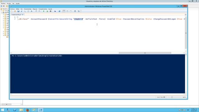 Curso de Windows Server 2012 R2 - Crear miles de cuentas de usuario Active Directory con PowerShell смотреть онлайн