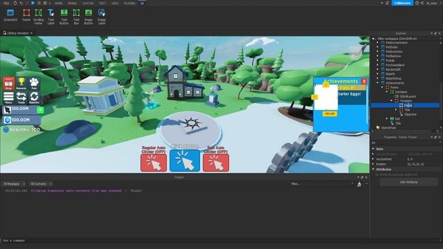 Achievements Gui! How to Make a Simulator in Roblox Episode 41 смотреть онлайн