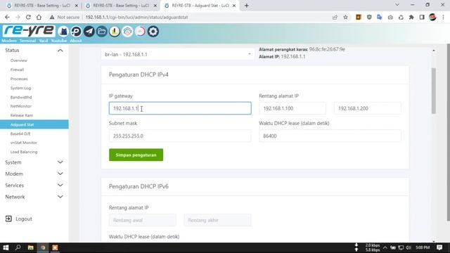 AdGuard Home Sebagai DHCP Server Menggantikan DHCP Server OpenWrt смотреть онлайн