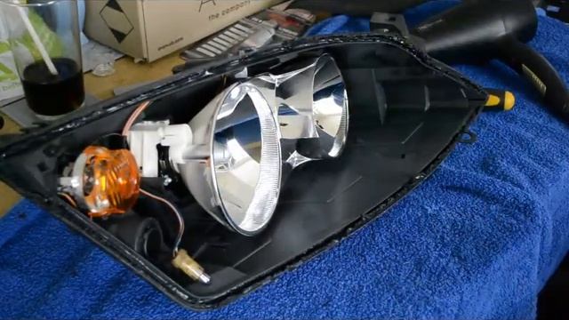 How to blackout a Mondeo MK3 headlight смотреть онлайн
