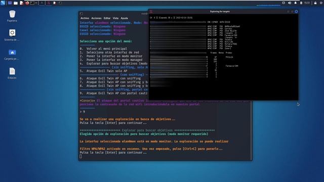 Auditoria Wifi Evil Twin con Airgeddon en Kali Linux смотреть онлайн