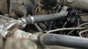 ямз 6581.1 или 7511. система охлаждения малый круг. доработка напильником.