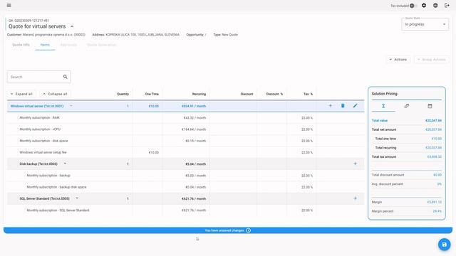 Omni CPQ - creating new quote for virtual server with SQL database смотреть онлайн