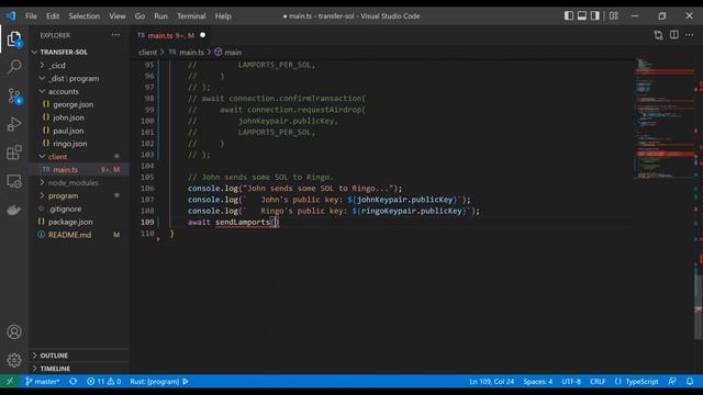 Rust Solana Tutorial #5 - Transferring SOL смотреть онлайн