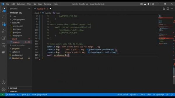 Rust Solana Tutorial #5 - Transferring SOL