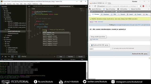 19. Laravel Database Seeder Tutorial (Tagalog) смотреть онлайн