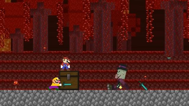 Mariocraft: Mario, Luigi, Peach and Wario in the Minecraft World смотреть онлайн