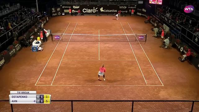 Kristie Ahn vs. Jelena Ostapenko | 2019 Claro Open Cosalnitas First Round | WTA Highlights смотреть онлайн