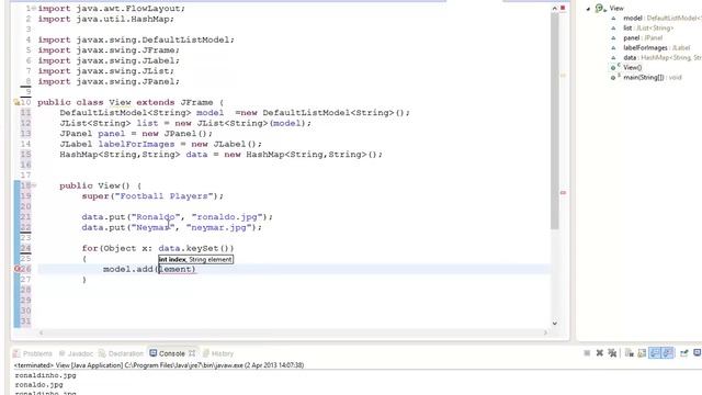 Java Tutorial | Loading Images via JList using HashMap | Must watch смотреть онлайн