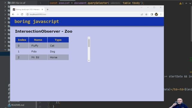 J103: IntersectionObserver смотреть онлайн