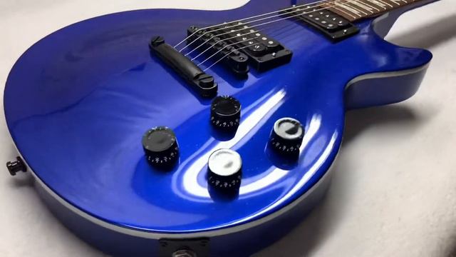 Gibson Les Paul Studio Guitar - Kandy Blue paint by Sims Custom Shop смотреть онлайн
