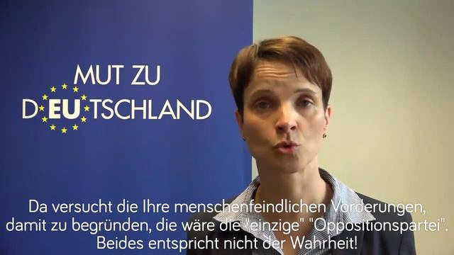 Frauke Petry - ein Nazi, schon immer? Die muss bei Ihren eigenen Wörtern schlucken! смотреть онлайн