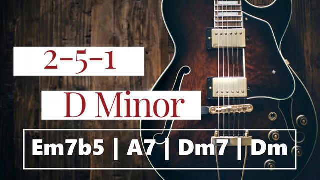 2 5 1 D Minor | Upbeat Jazz Guitar Backing Track (120 bpm) смотреть онлайн