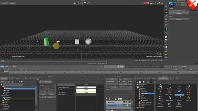 Motionbuilder - Констрейн Range смотреть онлайн