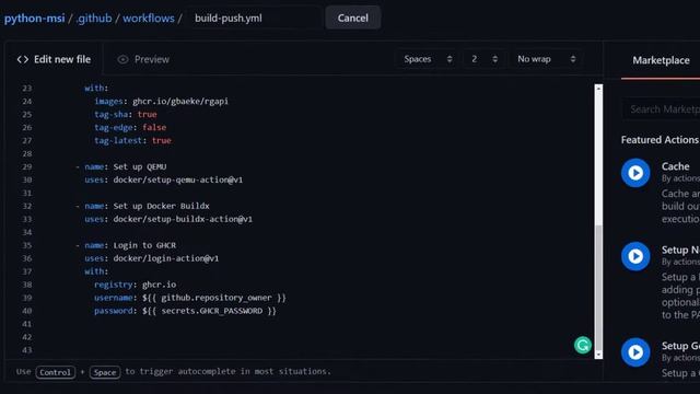 Use GitHub Actions to build and push a container image смотреть онлайн