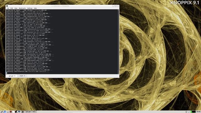KNOPPIX 9.1 - Installation in VirtualBox смотреть онлайн