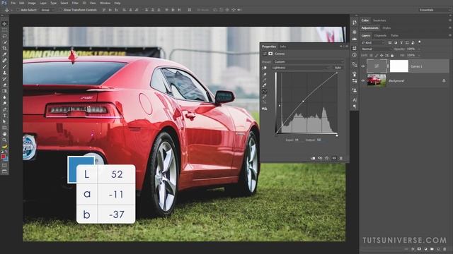 Как изменить цвет объекта в Фотошопе на конкретный цвет смотреть онлайн
